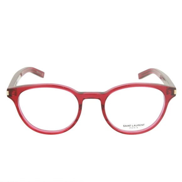 Saint Laurent Women's Transparent Red Eyeglasses! - Picture 2 of 4